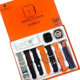 S100 FENDIOR SMART WATCH ULTRA 2 With 7 Straps 49MM WITH SILICON WATCH PROTECTOR CASE WITH Fitpro app